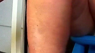 Sexy and Leggy on the Low Chair 1