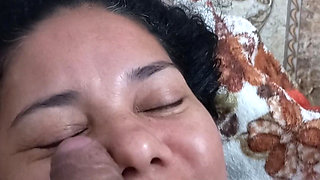 Beautiful Girlfriend Sucking Deep Throat Latina