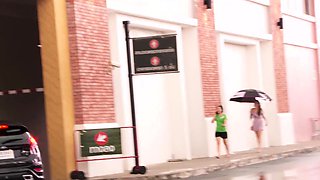 Thai amateur teen picked up for hard sex