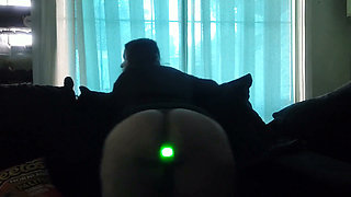 Flashing Butt Plug in My Ass