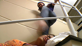 Lesbian Karateke Big Feet - Agressive and Sensational