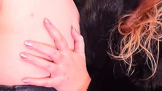 Lesbians in Fur Coats Have Rough Sex with Wet Hairy Pussy and Dildo, Anal Plug. Passion Fuck! Arya Grander and Kisica