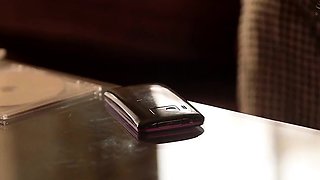 Young blonde gives blowjob and titjob to old guy