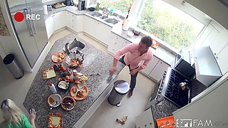 Stepsis Begs For Stepbro's Cock After Thanksgiving Dinner