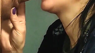 Amateur Mature MILF Hot Wife Sloppy Blowjobs with Cum in Mouth