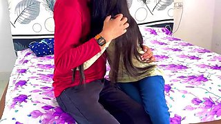 Desi Girl First Time Hotel Sex - Huge Cock Fucks Tight Pussy Hard with Moans