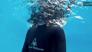Underwater Wetsuit JOI in My Private Pool