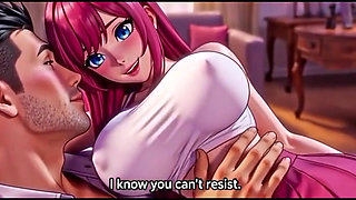 Step daughter seduce step father alone in room