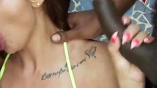 The double penetration with two big cocks by Matilde Torres