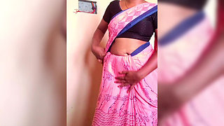 ammu dress change nighty to saree big tits ammus boobs show