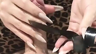 She Tries to Block the Sperm with Duct Tape, but a Powerful Cumshot Bursts Out