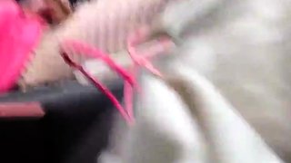 Sissy Cums In The Car: Outdoor Amateur Fun