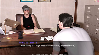 Cumming Into My Principal Hadle's Throat in The College Before An Porno Session - 60 Years Old GILF Sucks Her Student Cock Deep