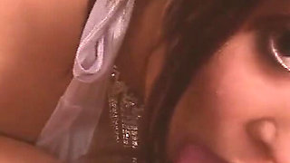 Oriental Breasts Scene-1 Big-bootied and Busty Japanese Woman Enjoys Her Furry Bunny