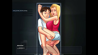 PERVERTED TEACHER AND PERVERTED STUDENTS - summertime saga