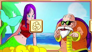 Master Rohsi takes on all the nymphs in Kame Paradise