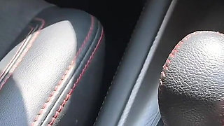 Driving Car in Heels and Nylons