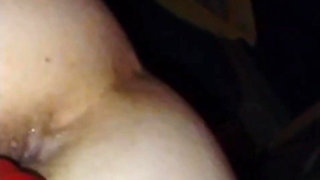 Twink toys hole and leaks cum