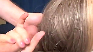 POV Cowgirl Gangbang - Blonde Rides Deep While Stroking Second Cock