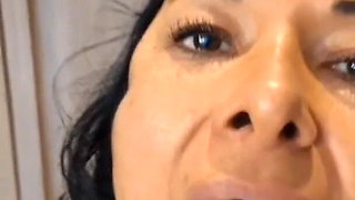 Swallowing Cum From Condom