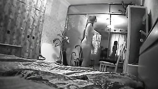 Naked stepmother (intimate voyeur home footage)