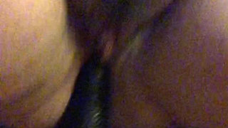 Riding Dildo Stimulating My Clit with Powerful Wand