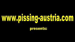 slutty brat teenie pissing dance