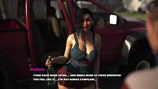 Friend's Hot & MILF Stepmom Wash My Car - MILF Obsession - E42
