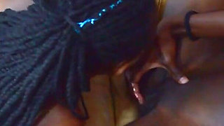 Amateur African Ebony Lesbians Eating Pussy and Squirting!