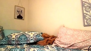 Emo teen Becka solo webcam masturbation