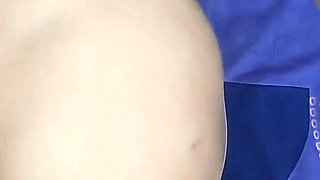 Step Brother Silently Fucked His Chubby Stepsister at Night and Pussy Creampie