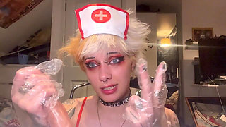Sexy Goth Nurse Gives You Final Suck and Fuck Before Penectomy