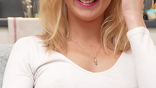 Interview with Czech Blonde College Girl Isabella De Laa