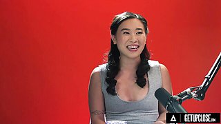 Asian Bubble Butt Solo with a Clit Vibrator