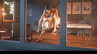 Big booty girl got fucked by a dick very hard on pussy