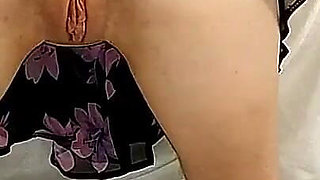 Perverted MILF Wife Has a Penetration by Monster Dildo with Anal Plug