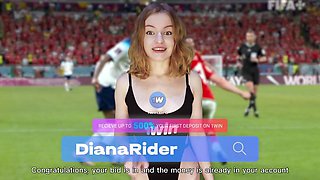 Captivating Diana Rider embraces raw Russian passion via hub