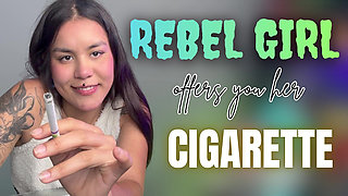 Rebel Girl Offers Yo Her Cigarrette