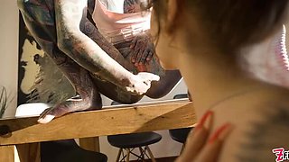 Lesbian Anal Sex Extreme - Tattooed Girls Anuskatzz & Eden Ivy Squirting with Toys and Gapes