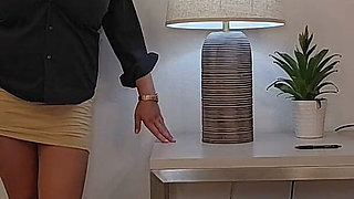 Big Natural Titted Teacher Seduces Distracted Student POV