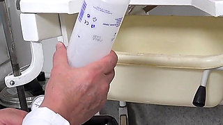 Genital Exam and Pissing of Chubby Mature Jolly Jay