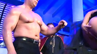 Extreme Gang Bang: Rough Doggy Style Fucking and Hot Cum on Faces