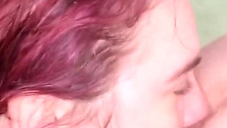 Nerdy milf gets double vaginal