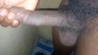 Big Black Cock Masturbation solo