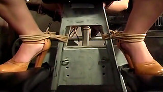 Hot MILF Gets Her Small and Round Tits Punished