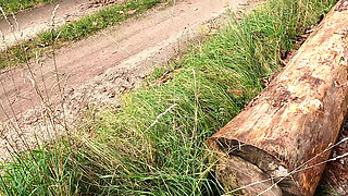 Vagina and Tit Punishment in the Woods