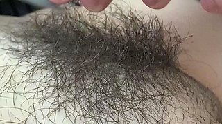 Cute amateur brunette naughty in solo jerking show on camera