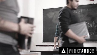 Pigtails video with elegant Ryan Driller and Lily Larimar from Pure Taboo