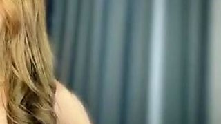Big boob babe masturbating