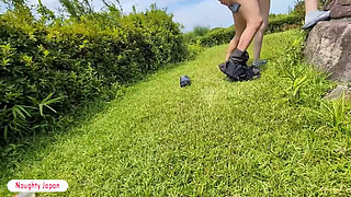 Slender Married Beauty Caught by Her Husband. Summer Fun Part 3 Brings a Scenic Outdoor Private Shoot